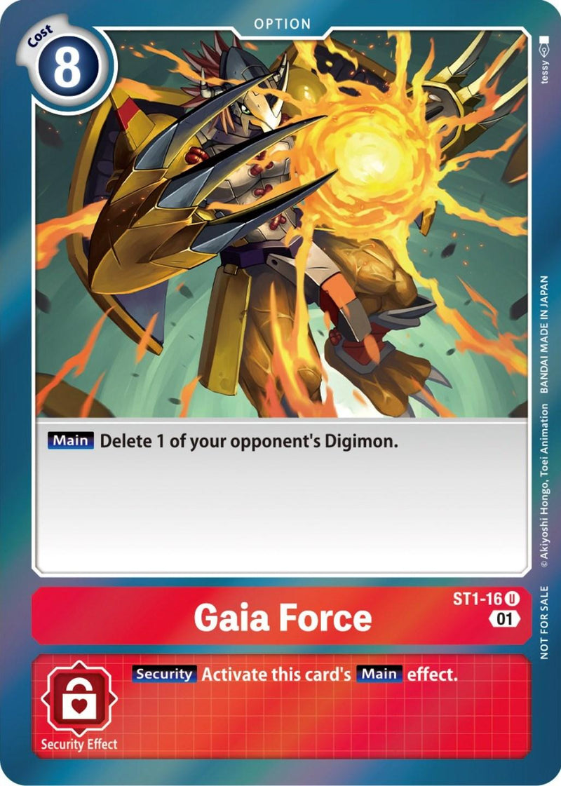 Gaia Force [ST1-16] (ST-11 Special Entry Pack) [Starter Deck: Gaia Red Promos] - Paradise Hobbies LLC