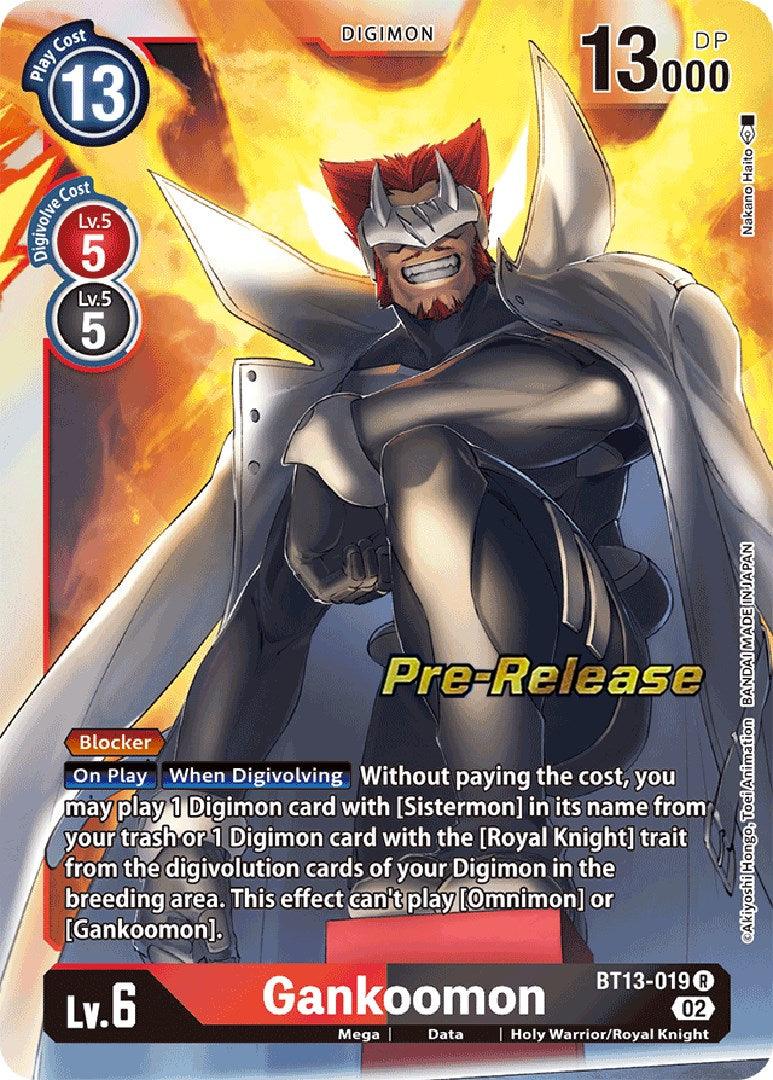 Gankoomon [BT13-019] [Versus Royal Knight Booster Pre-Release Cards] - Paradise Hobbies LLC