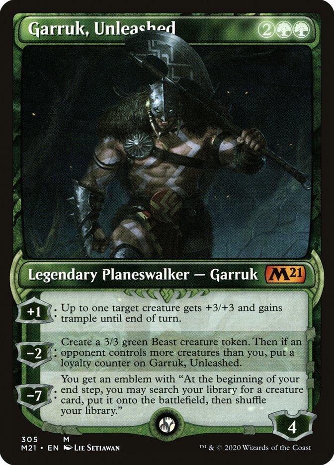 Garruk, Unleashed (Showcase) [Core Set 2021] - Paradise Hobbies LLC