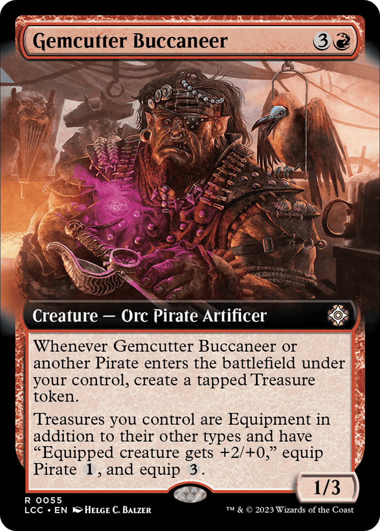 Gemcutter Buccaneer (Extended Art) [The Lost Caverns of Ixalan Commander] - Paradise Hobbies LLC