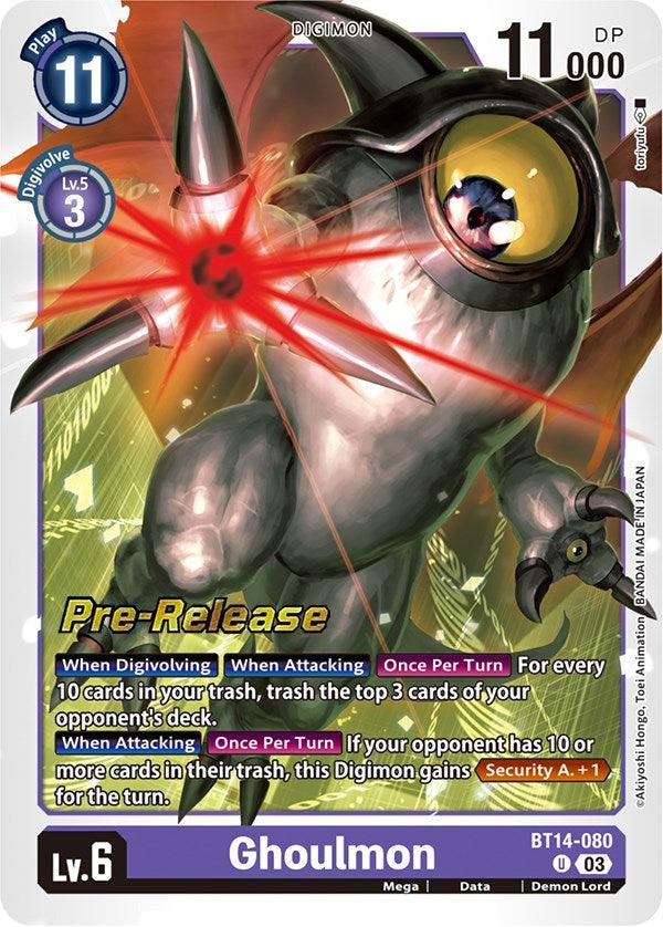 Ghoulmon [BT14-080] [Blast Ace Pre-Release Cards] - Paradise Hobbies LLC