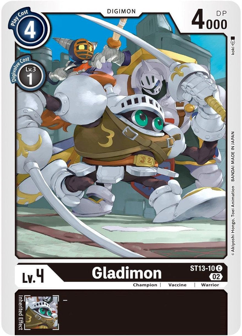 Gladimon [ST13-10] [Starter Deck: Ragnaloardmon] - Paradise Hobbies LLC