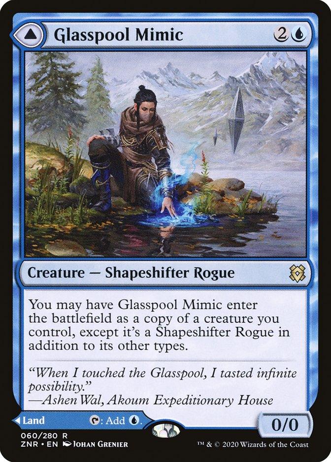 Glasspool Mimic // Glasspool Shore [Zendikar Rising] - Paradise Hobbies LLC