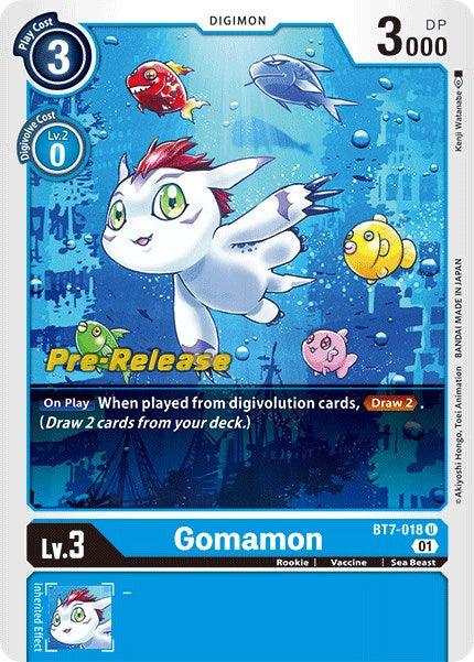 Gomamon [BT7-018] [Next Adventure Pre-Release Cards] - Paradise Hobbies LLC