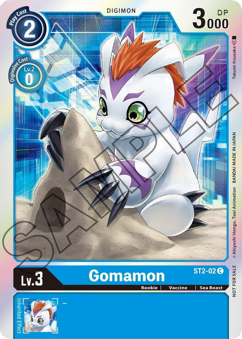 Gomamon [ST2-02] (Event Pack 1) [Starter Deck: Cocytus Blue Promos] - Paradise Hobbies LLC