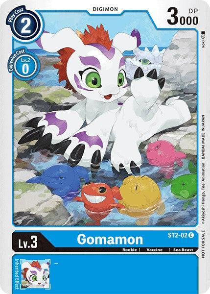 Gomamon [ST2-02] (Official Tournament Pack Vol.3) [Starter Deck: Cocytus Blue Promos] - Paradise Hobbies LLC