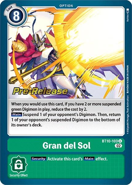 Gran del Sol [BT10-103] [Xros Encounter Pre-Release Cards] - Paradise Hobbies LLC