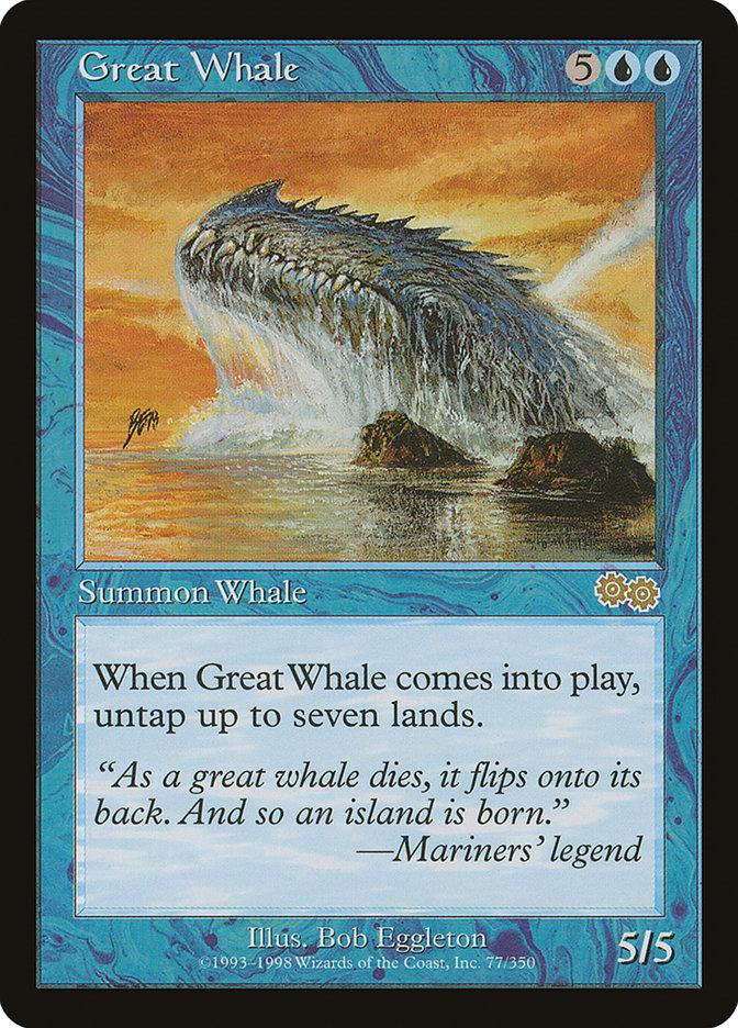 Great Whale [Urza's Saga] - Paradise Hobbies LLC