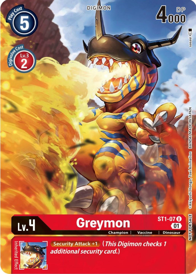 Greymon [ST1-07] (Dimensional Phase Pre-Release Pack) [Starter Deck: Gaia Red Promos] - Paradise Hobbies LLC