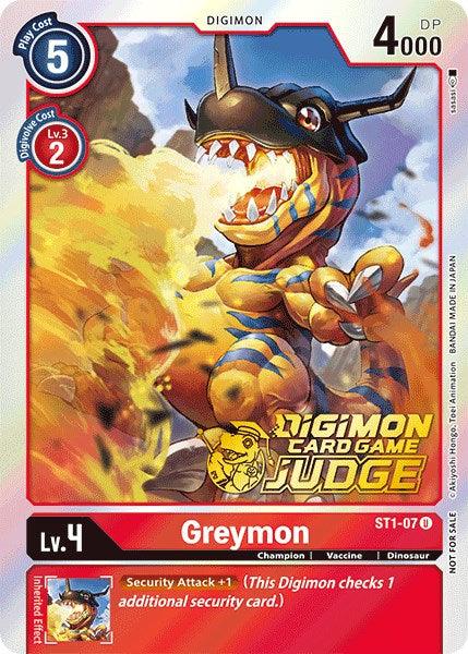 Greymon [ST1-07] (Judge Pack 1) [Starter Deck: Gaia Red Promos] - Paradise Hobbies LLC