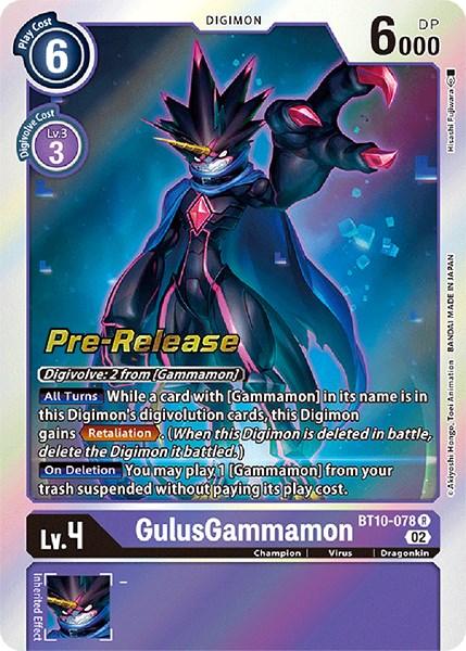 GulusGammamon [BT10-078] [Xros Encounter Pre-Release Cards] - Paradise Hobbies LLC