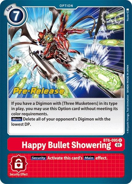 Happy Bullet Showering [BT6-095] [Double Diamond Pre-Release Cards] - Paradise Hobbies LLC