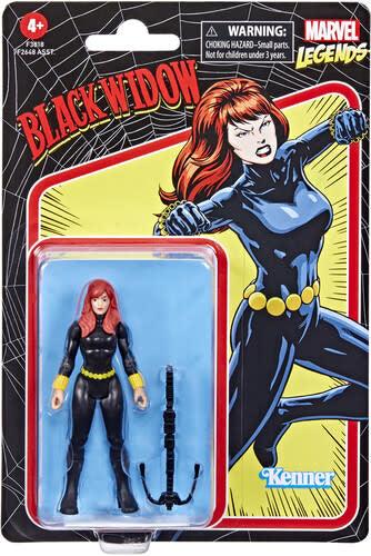 Hasbro Marvel Legends Retro 3.75" Black Widow Figure - Paradise Hobbies LLC