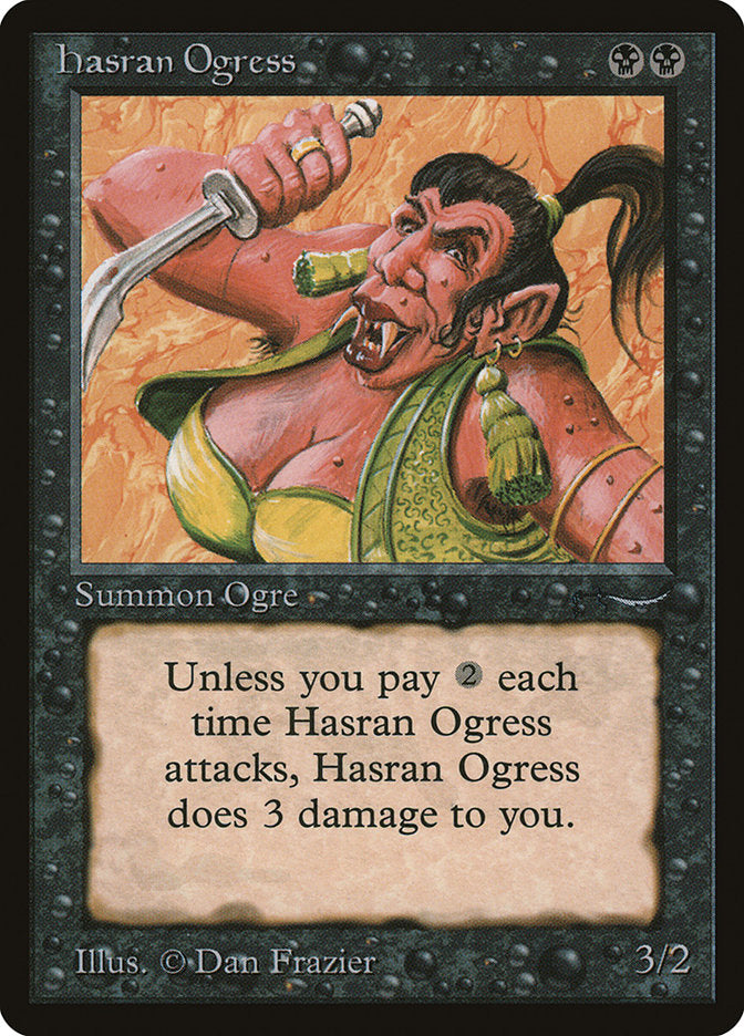 Hasran Ogress (Dark Mana Cost) [Arabian Nights] - Paradise Hobbies LLC