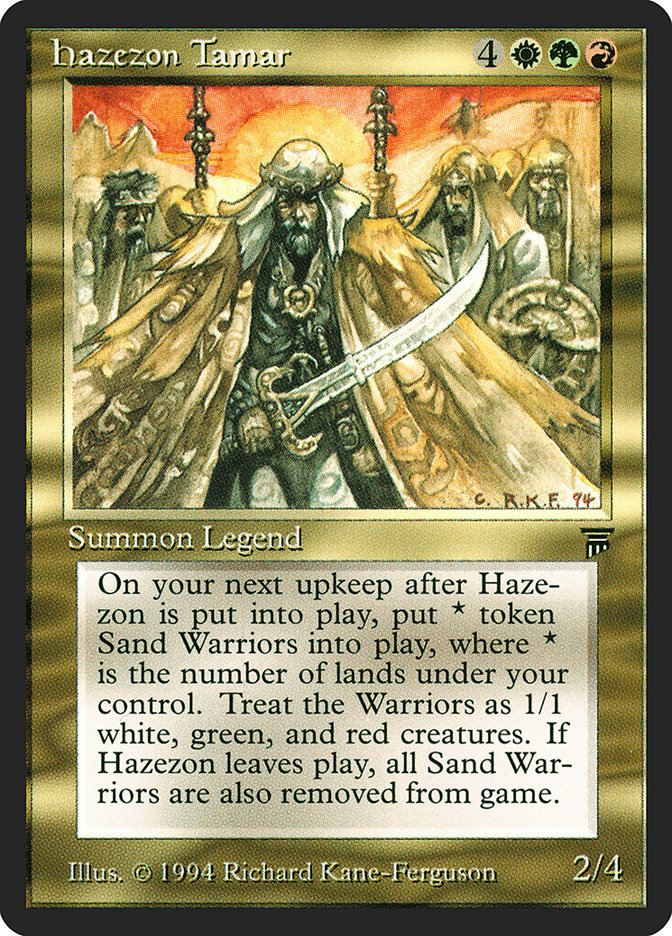 Hazezon Tamar [Legends] - Paradise Hobbies LLC