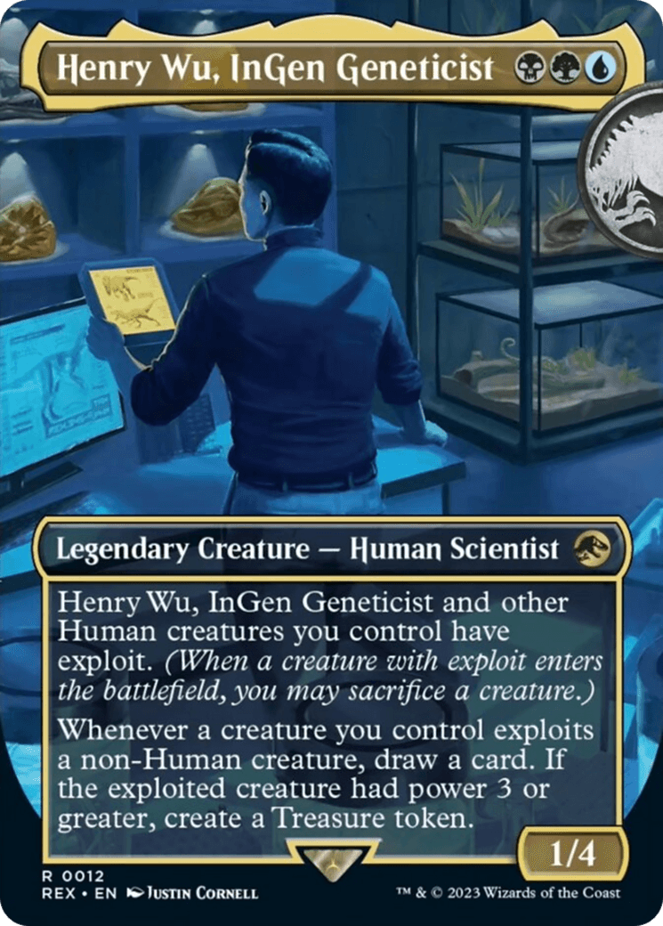 Henry Wu, InGen Geneticist (Borderless) [Jurassic World Collection] - Paradise Hobbies LLC