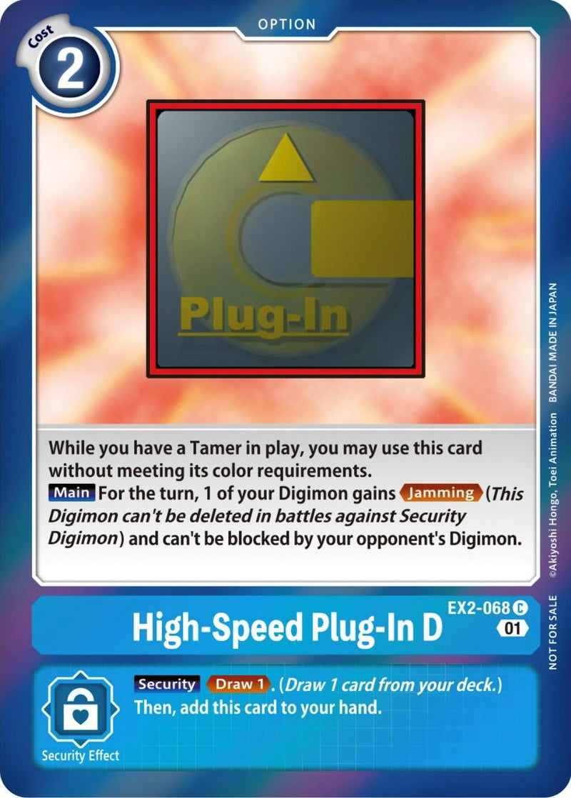 High-Speed Plug-In D [EX2-068] (Event Pack 4) [Digital Hazard Promos] - Paradise Hobbies LLC