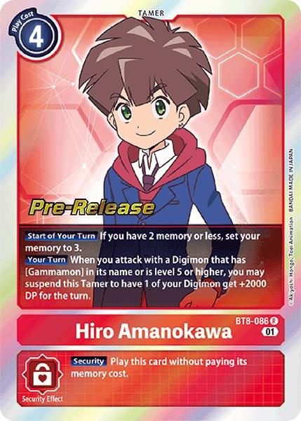 Hiro Amanokawa [BT8-086] [New Awakening Pre-Release Cards] - Paradise Hobbies LLC