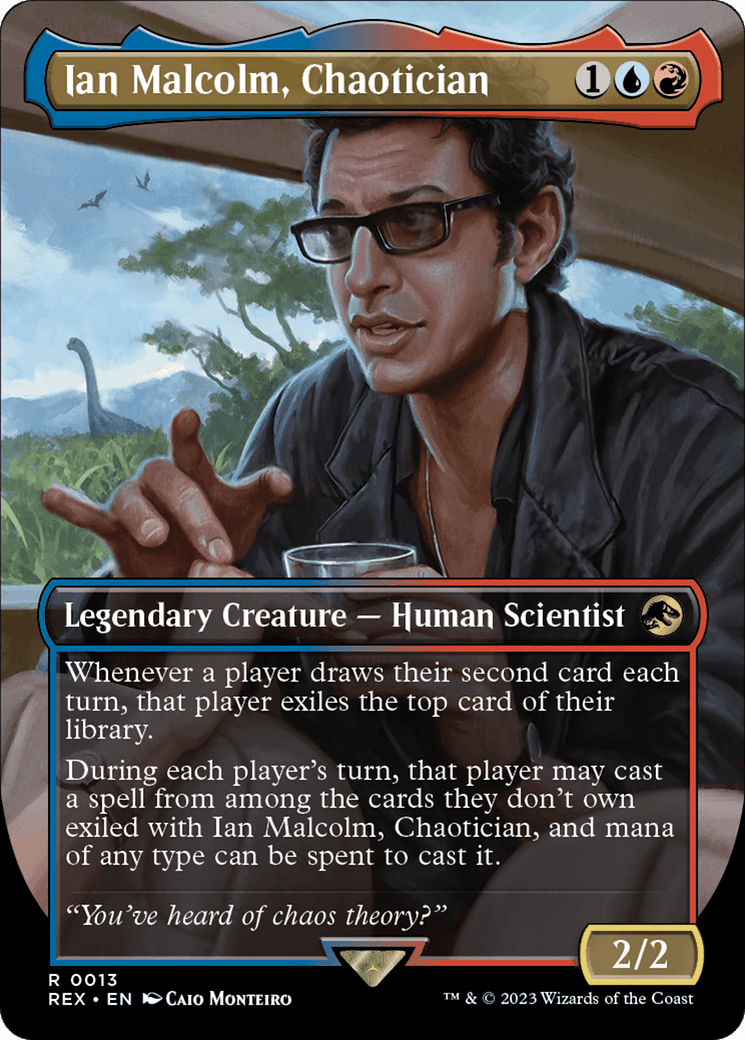 Ian Malcolm, Chaotician (Borderless) [Jurassic World Collection] - Paradise Hobbies LLC