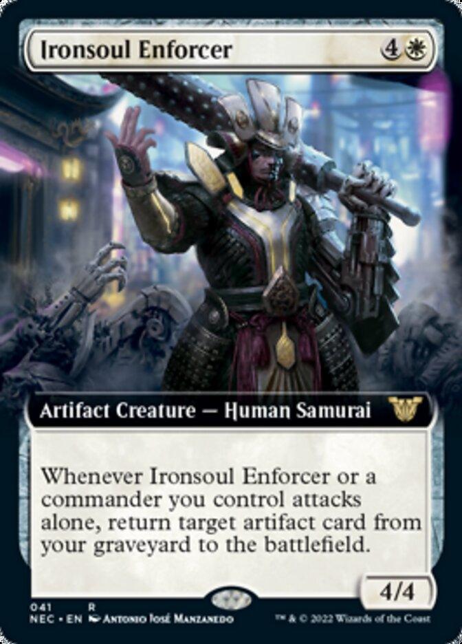 Ironsoul Enforcer (Extended Art) [Kamigawa: Neon Dynasty Commander] - Paradise Hobbies LLC