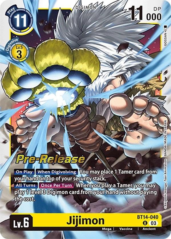 Jijimon [BT14-040] [Blast Ace Pre-Release Cards] - Paradise Hobbies LLC