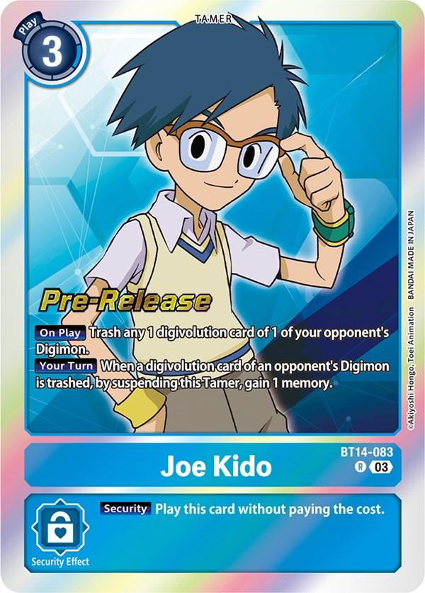 Joe Kido [BT14-083] [Blast Ace Pre-Release Cards] - Paradise Hobbies LLC