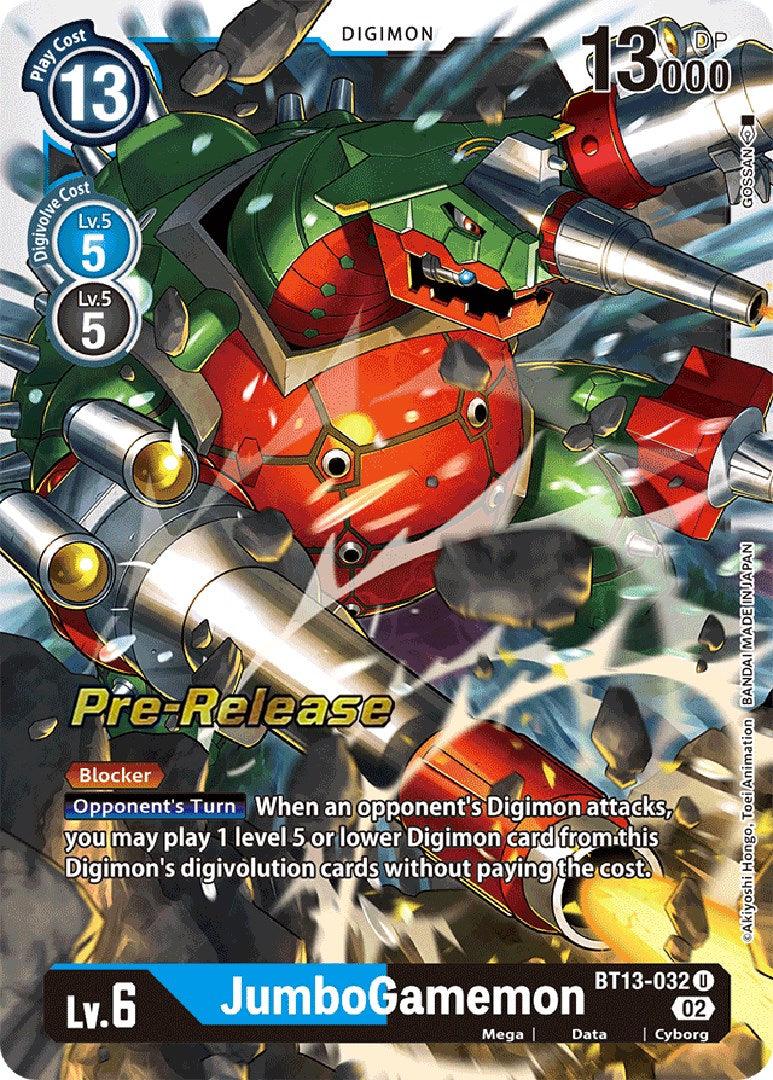 JumboGamemon [BT13-032] [Versus Royal Knight Booster Pre-Release Cards] - Paradise Hobbies LLC