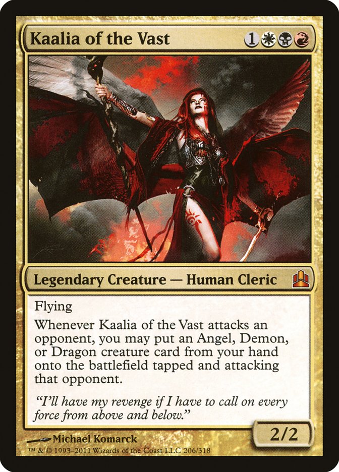 Kaalia of the Vast [Commander 2011] - Paradise Hobbies LLC