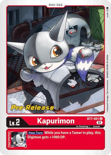 Kapurimon [BT7-001] [Next Adventure Pre-Release Cards] - Paradise Hobbies LLC