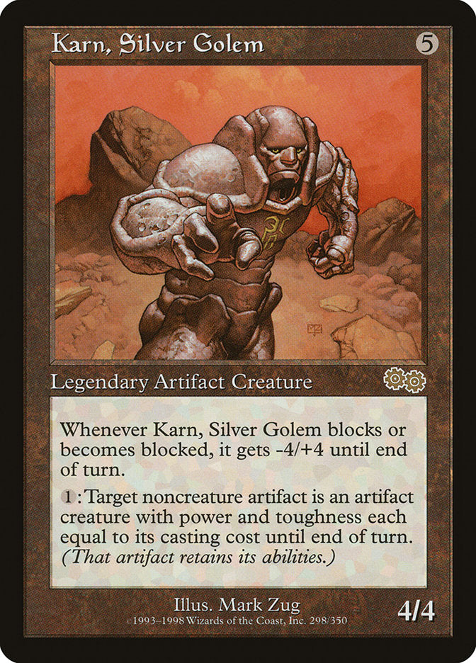 Karn, Silver Golem [Urza's Saga] - Paradise Hobbies LLC