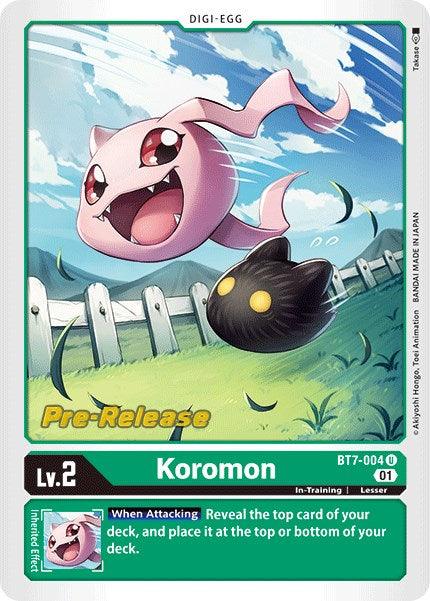 Koromon [BT7-004] [Next Adventure Pre-Release Cards] - Paradise Hobbies LLC