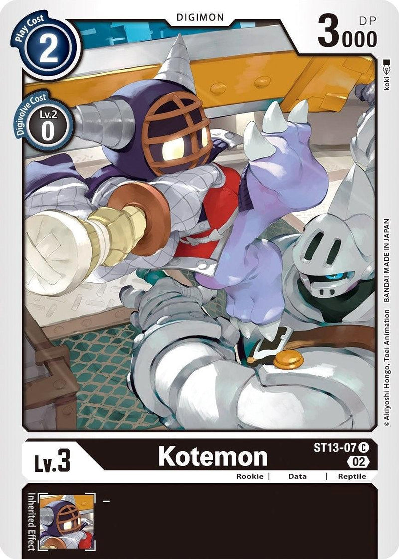 Kotemon [ST13-07] [Starter Deck: Ragnaloardmon] - Paradise Hobbies LLC