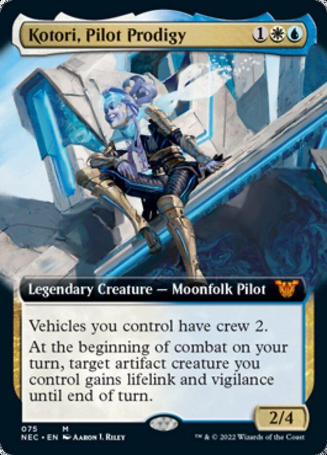 Kotori, Pilot Prodigy (Extended Art) [Kamigawa: Neon Dynasty Commander] - Paradise Hobbies LLC