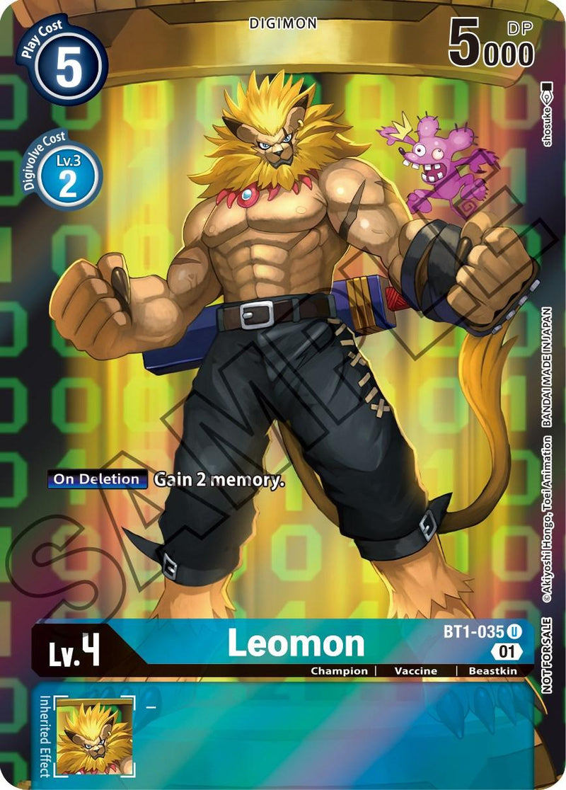 Leomon [BT1-035] (Tamer's Card Set 1) [Release Special Booster Ver.1.0] - Paradise Hobbies LLC