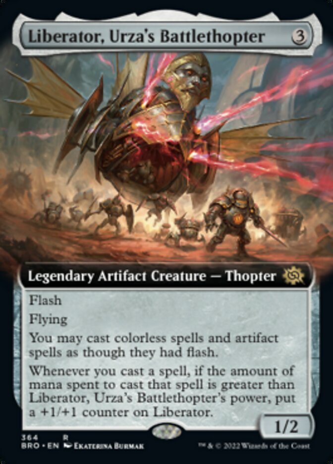 Liberator, Urza's Battlethopter (Extended Art) [The Brothers' War] - Paradise Hobbies LLC