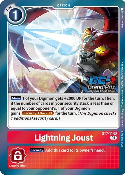 Lightning Joust [ST7-11] (Grand Prix 2022) [Starter Deck: Gallantmon] - Paradise Hobbies LLC