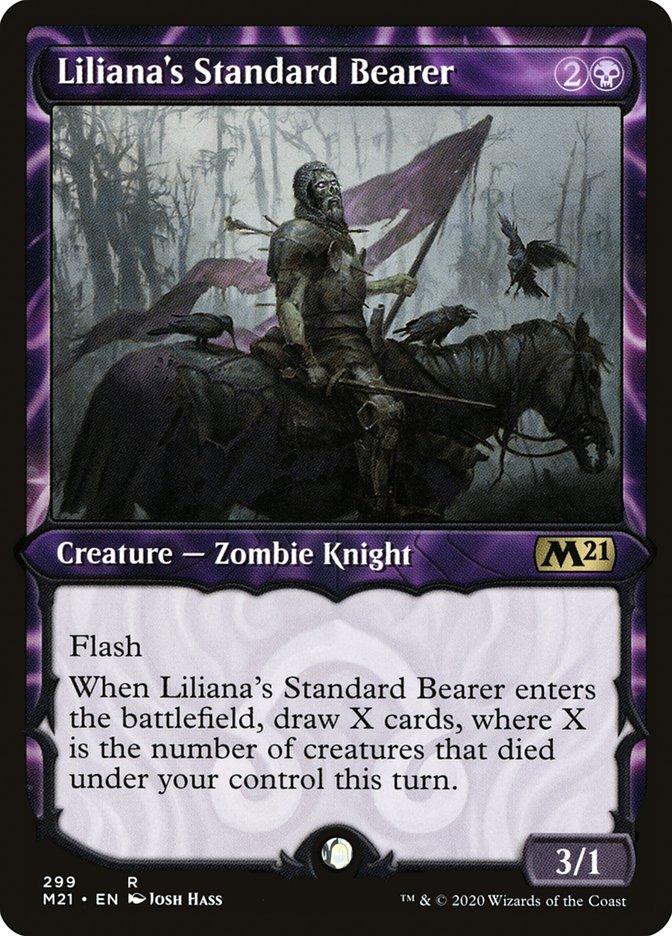 Liliana's Standard Bearer (Showcase) [Core Set 2021] - Paradise Hobbies LLC