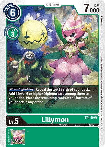 Lillymon [ST4-10] (Official Tournament Pack Vol.3) [Starter Deck: Giga Green Promos] - Paradise Hobbies LLC