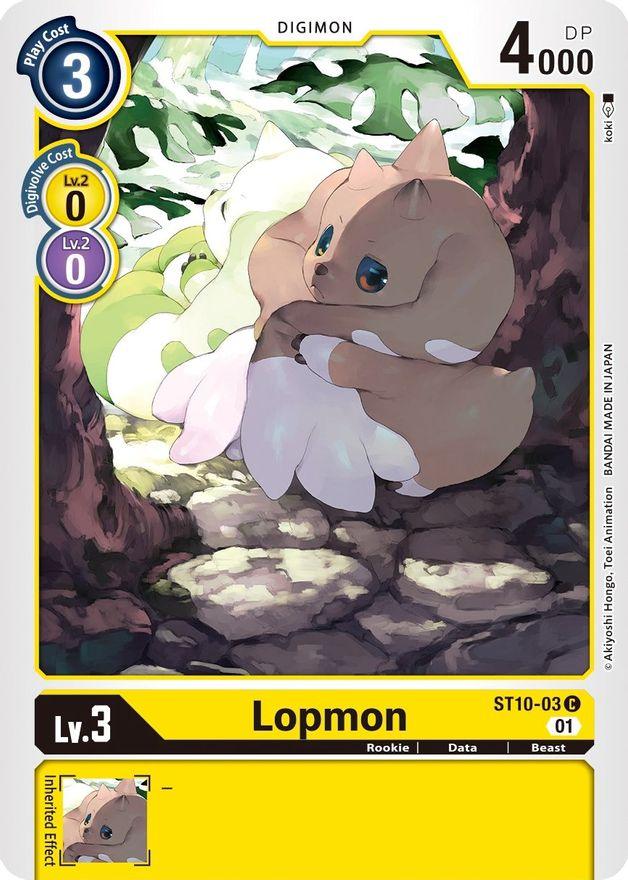 Lopmon [ST10-03] [Starter Deck: Parallel World Tactician] - Paradise Hobbies LLC