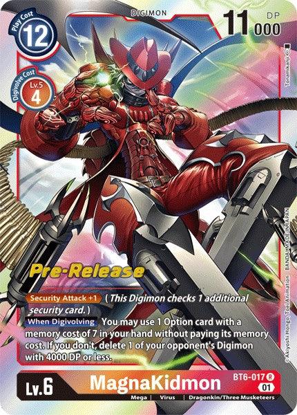 MagnaKidmon [BT6-017] [Double Diamond Pre-Release Cards] - Paradise Hobbies LLC