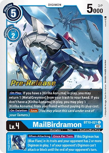 MailBirdramon [BT10-021] [Xros Encounter Pre-Release Cards] - Paradise Hobbies LLC