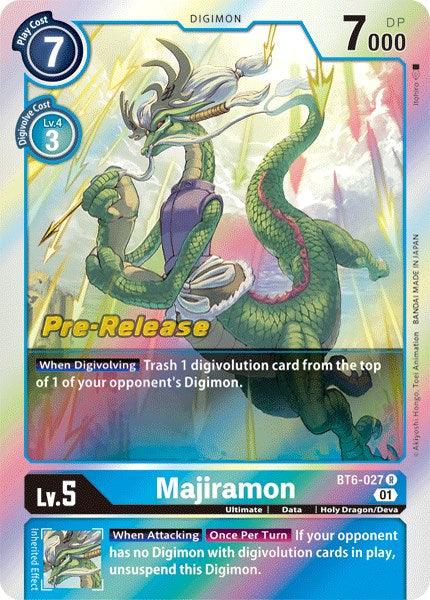 Majiramon [BT6-027] [Double Diamond Pre-Release Cards] - Paradise Hobbies LLC