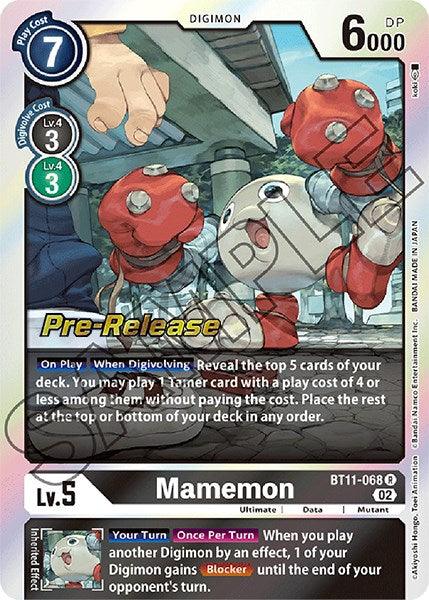 Mamemon [BT11-068] [Dimensional Phase Pre-Release Promos] - Paradise Hobbies LLC