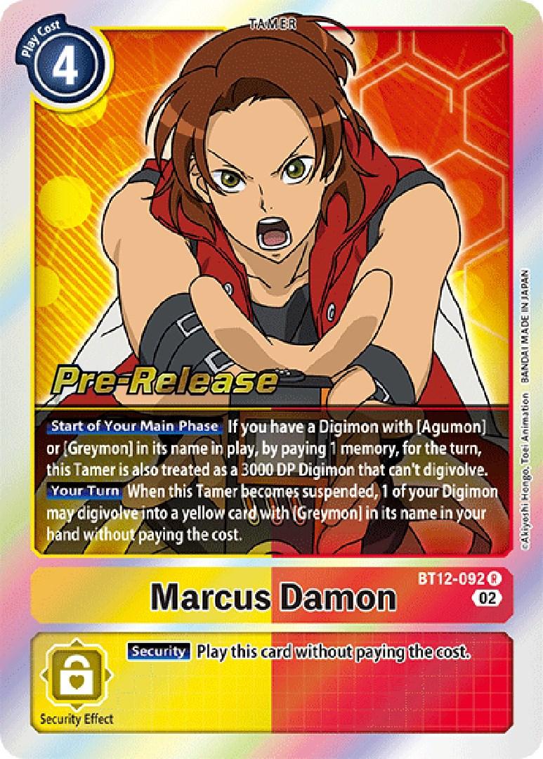 Marcus Damon [BT12-092] [Across Time Pre-Release Cards] - Paradise Hobbies LLC