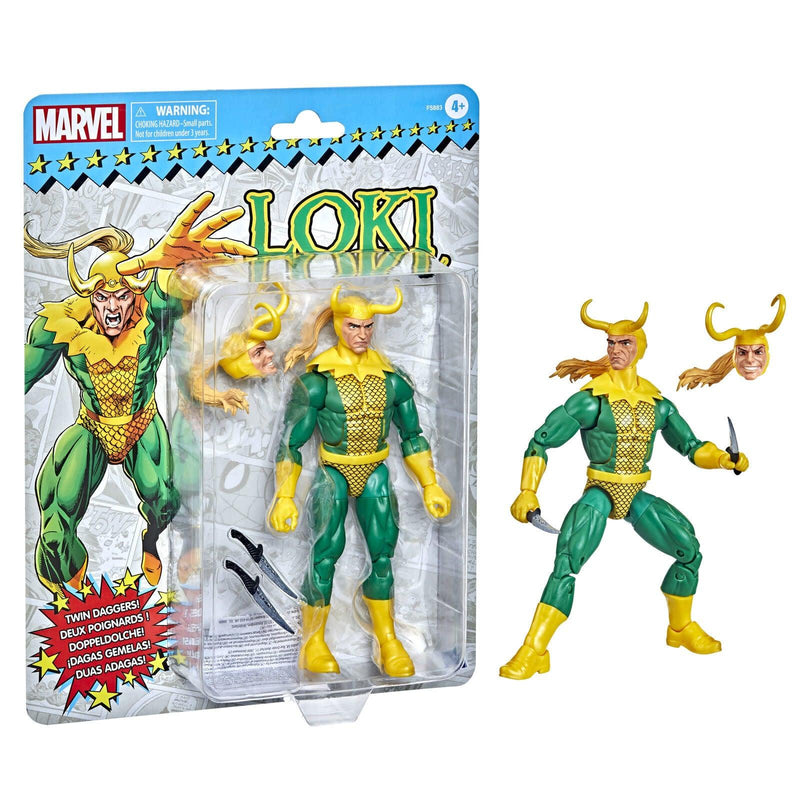 Marvel Legends Retro Loki 6-Inch Action Figure - Paradise Hobbies LLC