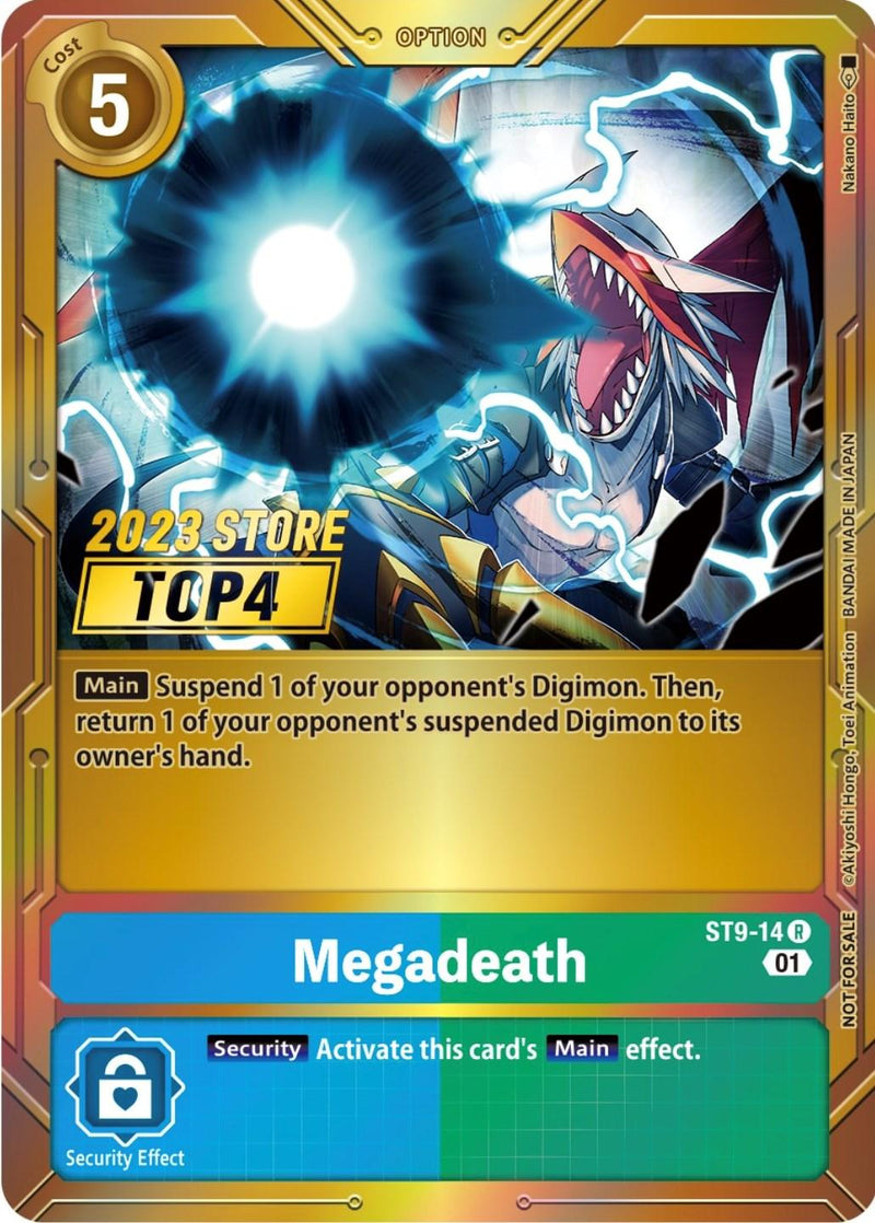 Megadeath [ST9-14] (2023 Store Top 4) [Starter Deck: Ultimate Ancient Dragon Promos] - Paradise Hobbies LLC