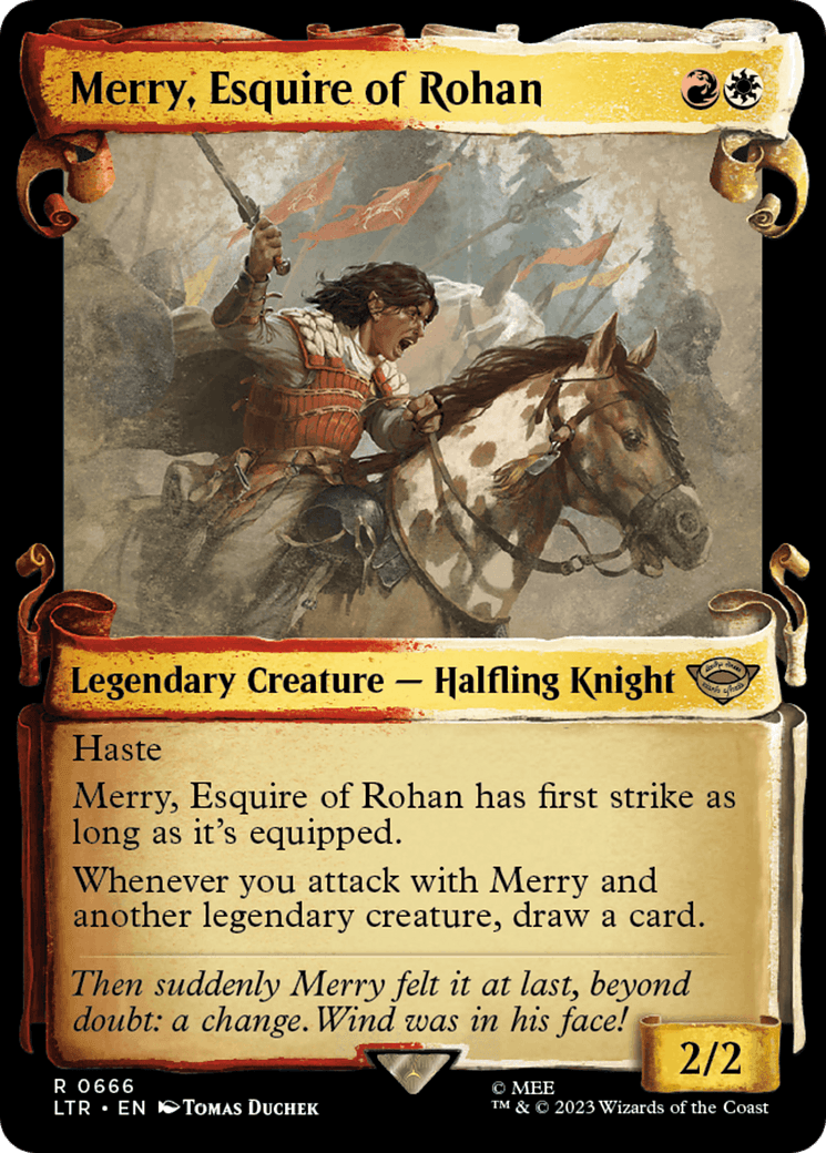 Merry, Esquire of Rohan [The Lord of the Rings: Tales of Middle-Earth Showcase Scrolls] - Paradise Hobbies LLC