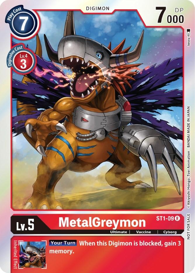 MetalGreymon [ST1-09] (Official Tournament Pack Vol. 6) [Starter Deck: Gaia Red Promos] - Paradise Hobbies LLC