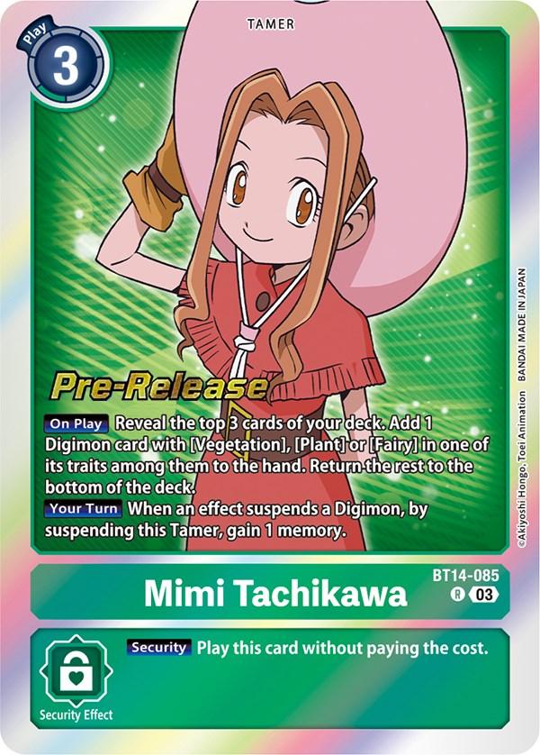 Mimi Tachikawa [BT14-085] [Blast Ace Pre-Release Cards] - Paradise Hobbies LLC