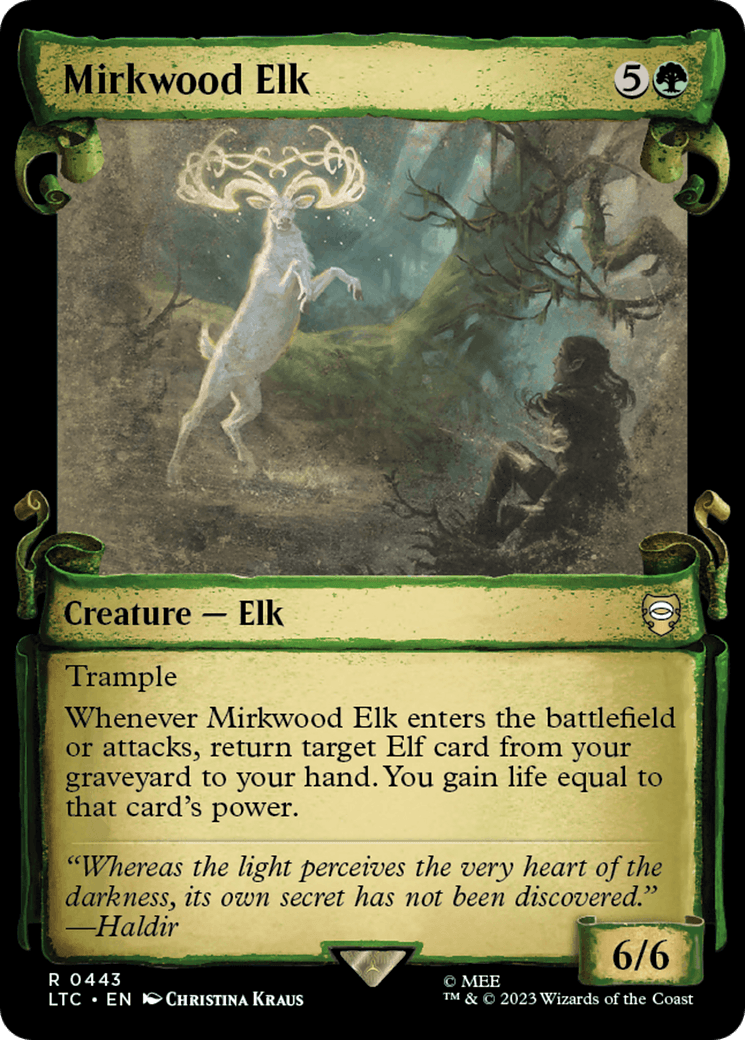 Mirkwood Elk [The Lord of the Rings: Tales of Middle-Earth Commander Showcase Scrolls] - Paradise Hobbies LLC